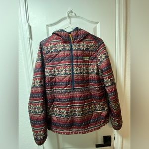 L.L. Bean women’s medium katahdin insulated pullover Jacket.